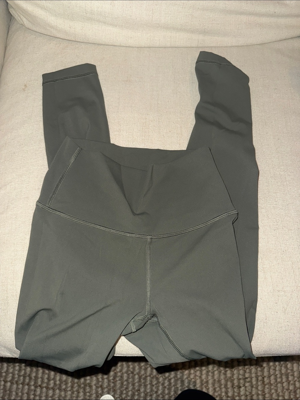 lululemon athletica Olive Green High-Waist Leggings